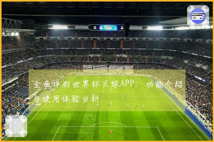 全面评测世界杯买球APP：功能介绍与使用体验分析
